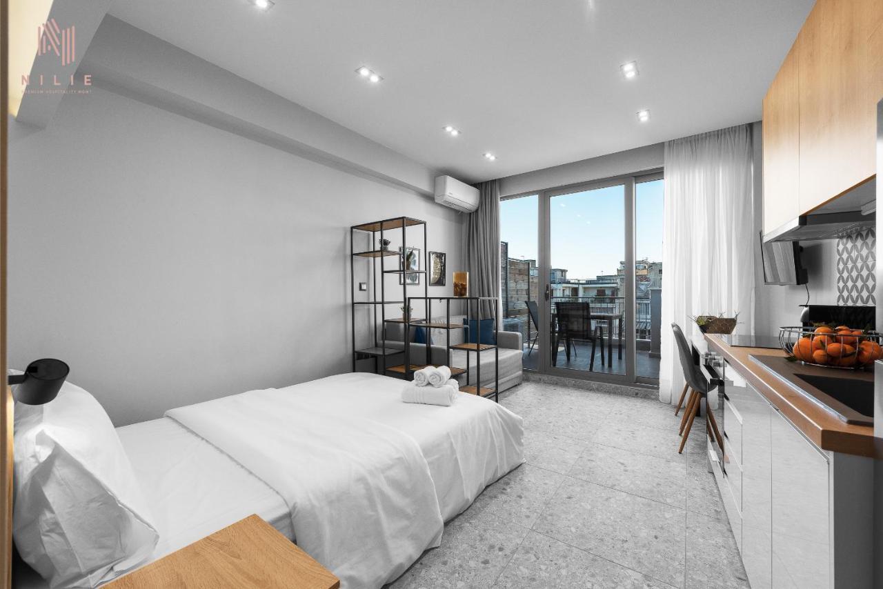 شقة The Skysphere, Nilie Hospitality Mgmt سالونيك المظهر الخارجي الصورة